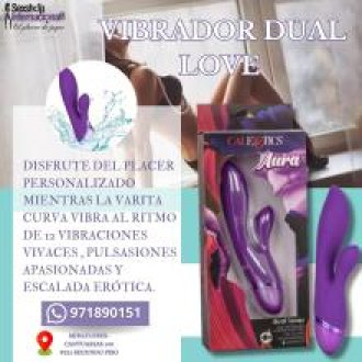 VIBRADOR SOFISTICADO-CALEXOTICS-DOBLE ESTIMULACION-RECARGABLE-SEXSHOP LIMA 971890151